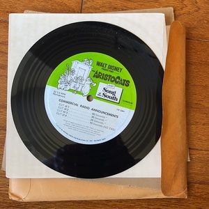 1973-74. 50th anniversary. Walt Disney Record radio Aristocrats Phonograph